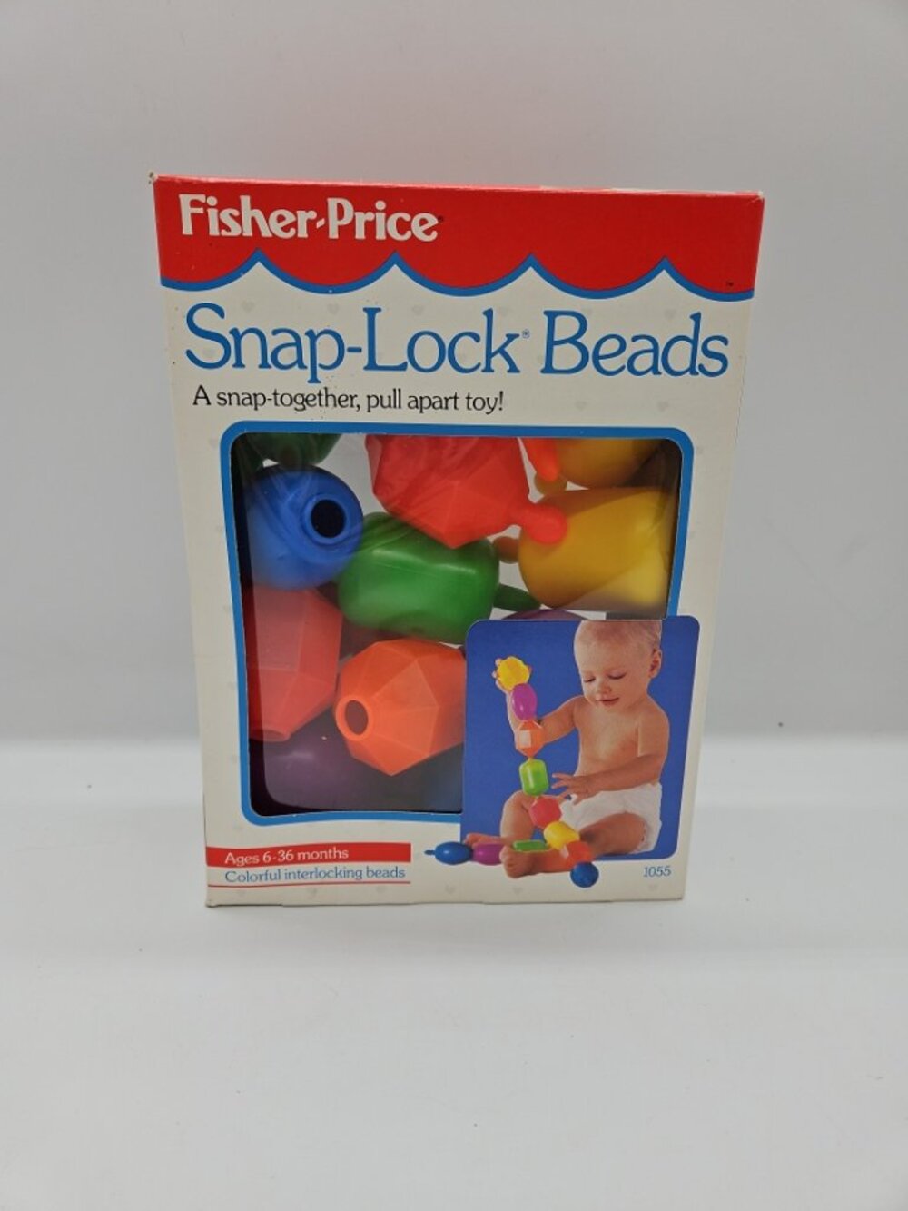 1990 Snap Lock Beads Fisher Price NOS Vintage NEW 15 pieces